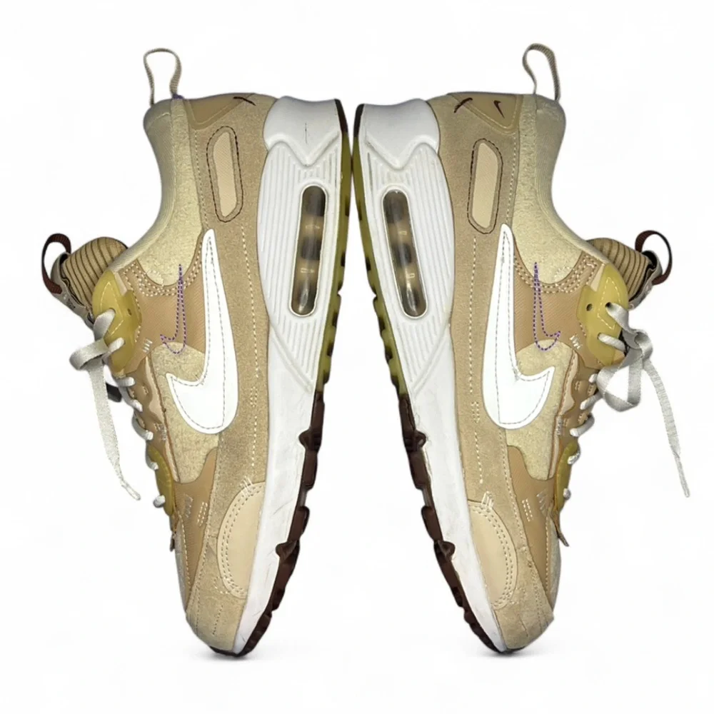 Nike Air Max 90 Futura X Serena Williams Womens Brown Sneakers Shoes DX4221-200